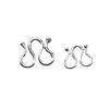 Joyería de Plata de Ley S925 Accesorios Hechos a Mano para DIY Cadena de Conexión Cola Hebilla de Plata de Ley W Hebilla de Plata Accesorios para Joyería