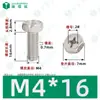 Parafusos de Máquina de Aço Inoxidável 304 com Cabeça Hexagonal Externa e Fenda Cruzada Peças Padrão Gb29.2 Parafusos para Móveis M3-M8