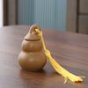Mini Pote de Chá de Cerâmica Selado Portátil Tamanho Pequeno Pote de Cabana Alcaçuz Yunnan Xizang Frasco de Remédio Pote de Armazenamento de Pó Perfumado Pílulas