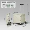 Carrito de Compras para Comestibles, Caja de Almacenamiento Plegable Portátil para Acampar, Carrito Multifuncional para Picnic al Aire Libre y Compras