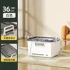 Caja de almacenamiento de estilo industrial transfronteriza, gran capacidad, organizador doméstico extragrande, caja de almacenamiento portátil para acampar al aire libre y uso en automóvil