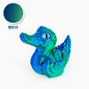 Brinquedos de Crocodilo e Pato Impressos em 3D Transfronteiriços com Asas e Caudas Móveis, Enfeites de Animais Fofos para Montagem de Cenas, Atacado para Barracas de Mercado