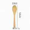 Cubiertos de bambú premium: cucharas para bebé, cucharas para arroz, cucharas para miel, cucharas pequeñas de madera estilo coreano, cucharitas de té exquisitas, directo del fabricante