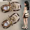 Zapatillas para niñas 2026 nuevas de primavera y otoño para niños, suela blanda, estilo papá, transpirables, versátiles, de moda, zapatillas para correr para niños mayores