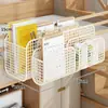 Cesta colgante para dormitorio Estante de almacenamiento para mesita de noche Colgador de mesita de noche para estudiante Artefacto de almacenamiento para cama Litera Colgante Artículos para dormitorio