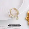 Broche Feminino de Alto Padrão com Design de Espigas de Trigo, Novo Modelo 2026, Acessório Exquisito para Cardigã, Broche Versátil e Elegante