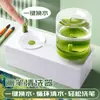 Lavador de Pinceles Cambio Automático de Agua Portacepillos del Inodoro Artefacto Lavador de Pinceles para Pintura Acuarela Limpiador de Pinceles Contenedor