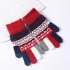 Guantes Gruesos con Pantalla Táctil de Nuevo Diseño, Guantes Jacquard Cálidos de Invierno, Guantes Cálidos a Prueba de Frío para Ciclismo al Aire Libre