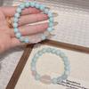 Pulseira de Amazonita Mais Vendida de 2025, Design Fresco Azul-Esverdeado de Luxo Leve, Amazonita Natural Cristal Rosa