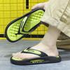 Chanclas para Hombre Verano Ropa Exterior Sandalias Antideslizantes Playa al Aire Libre Sandalias de Suela Gruesa Chanclas de Suela Blanda para Hombre