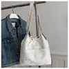 2026 Verano Nuevo Estilo Coreano Fresco Estilo Ballet Bolsa de Tela Gran Capacidad Moda Versátil Bolso de Mano Bolso de Hombro Bolsa para Viajes