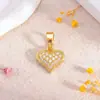 Colgante Amor Transfronterizo Forma de Corazón Mini Collar Pulsera Accesorios para Joyería DIY para Mujer Sentido de Alta Gama Lujo Ligero Accesorios Versátiles