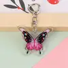 Llavero Colgante de Acrílico Lindo y Colorido para Auriculares, Encanto de Mariposa de Dibujos Animados para Mochilas de Niñas y Otros Artículos