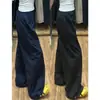 Calça de Trabalho Simples Estilo Americano para Mulheres Lançamento Primavera/Verão 2026 Nova Cintura Alta Emagrecedora Casual Solta Perna Larga Calça Esportiva