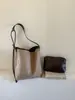 Bolso cubo estampado de leopardo, gran capacidad, nueva colección otoño 2026, bolso de hombro de gamuza, bolso cruzado, bolso tote para el día a día