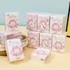 Pañuelos de Papel Impresos con Diseño de Gatito de Dibujos Animados, Paquete Pequeño Portátil de Pañuelos Faciales, Papel Higiénico, Servilletas Coloridas, Toallas de Mano