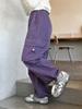 Pantalones Cargo Sueltos para Niñas Pantalones Largos con Estilo Pantalones Casuales para Niños Pantalones para Niños Grandes Niñas Primavera y Otoño 2025 Nuevo Estilo