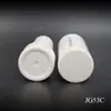 Tubo de batom redondo Fabricante de tubo de batom Fornecimento direto Tampa de rosca de plástico branco Batom Tubo vazio Material de embalagem