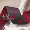 Cinta Coreana de Color Contrastante con Puntos Jacquard de Algodón Cinta para el Cabello Accesorios DIY Material Empaque Accesorios para Ropa Cinta de Doble Cara de Doble Color