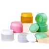 Frasco de Embalagem Cosmética de Plástico PP 50/100g Pote Selado para Máscara Facial Esfoliante Frasco de Creme de Camada Dupla