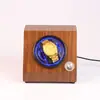 Cargador Mecánico para Relojes, Dispositivo de Carga Automática Vertical de Gama Alta con Luz Azul, Caja de Almacenamiento para un Solo Reloj de Uso Doméstico