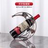 Enfeites de Porta-Vinho Tinto, Decorações para Armário de Vinho, Conjunto de Vinho de Luxo Leve, Decorações para Rack de TV de Sala de Estar Doméstica, Taças de Vinho Tinto
