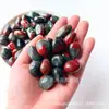 Suministro directo de fábrica de piedra de sangre africana natural en partículas grandes, piedra rodante 15-25 mm, piedra de molienda para aromaterapia, decoración del hogar