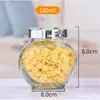 Atacado spot 180ml frasco de mel tipo tambor plano pote de armazenamento de vidro selado pote para doces flor chá doce