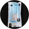 Un paquete de diez mascarillas desechables civiles de tres capas de tela soplada en caliente, color negro, blanco y azul, para adultos y niños, máscara antipolvo