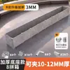 Abrazaderas fijas de placa acrílica engrosada, abrazaderas para azulejos de vidrio, fregaderos para verduras, macetas, jardineras, soportes de accesorios de aleación de aluminio