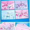 Bolsa Pasta A4 Stitch Lilo & Stitch Sanrio Capivara Lisa com Fecho Simples para Guardar Provas