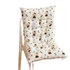 Bonito cojín de silla plegable integrado, combinación de asiento y respaldo para oficina en casa y estudio, cómodo con correas de amarre, cojín de suelo