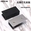 Abrazadera en forma de U para estante de vidrio sin taladro personalizada, abrazadera cuadrada para vidrio, soporte fijo para vidrio de baño y regadera
