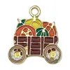 27 Acción de Gracias Calabaza con Goteo de Aceite Cosecha Coche Ardilla Pavo Zorro Colgantes Accesorios para Joyería DIY Adornos Colgantes