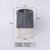 Vasos de Flores de Rattan Personalizados para Pequenos Pedidos, Recipientes Criativos para Armazenamento de Suculentas, Ornamentos Pothos para Varanda, Personalizados com Fotos e Amostras