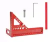 Regla Triangular de Ángulo Recto para Carpintería Aleación de Aluminio 45/90 Grados Multiángulo Decoración Regla Cuadrada de Marcado de Alta Precisión Carpintero Carpintería