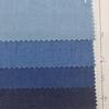 32 * 100D entrelaçado fino lavado denim tecido denim lavado tecido denim calças anti-mosquito