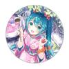 Insignia Redonda de Pines Hatsune Miku Suministro de Comercio Exterior Venta al por Mayor Insignia de Barra Inicial 115-152 Insignia