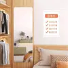 Espejo Acrílico de Cuerpo Entero, Espejo Suave Autoadhesivo para Montar en la Pared, Espejo de Alta Definición para Detrás de la Puerta, Pegatina de Espejo Oculto para Armario Sin Taladro