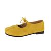 Nuevos Zapatos Planos Rojos de Gamuza Estilo Francés para Mujer, Zapatos de Ballet Mary Jane Suaves Primavera/Verano 2026
