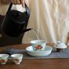 Jingdezhen - Juego de té de kung-fu de cerámica pintado a mano, cuenco, base, cojín, plato de fruta para el hogar
