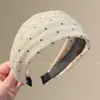 Diadema de Borde Ancho para Otoño e Invierno Estilo Coreano para Mujer Diadema Alta para la Parte Superior de la Cabeza Hace que la Cara Parezca Más Pequeña Sensación de Alta Calidad Pinza para el Cabello Accesorios para el Cabello Antideslizante Pinza para el Cabello Goma para el Cabello