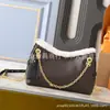 Bolsa Grande de Invierno Bb Bolso de Axila para Presbicia Bolsa de Compras Estampada Bolsa Tote Bolsa Cruzada Bolso de Cadena para Mujer