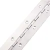 Bisagra larga de acero inoxidable 1 pulgada 1.2 pulgadas 1.5 pulgadas bisagra de fila para puerta de gabinete de piano bisagra larga para tapa de caja de luz bisagra