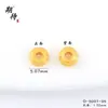 Acessórios DIY Dourado Areia de Longa Duração e que Não Desbotam, Espaçadores Estampados, Pastilhas Decorativas, Contas Espaçadoras, Acessórios para Pulseiras, Componentes Dourado Areia