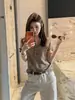 Conjunto Estilo Old Money Camiseta de Punto de Manga Corta con Cuello Polo para Mujer, Nuevo Modelo Verano 2026, Top Elegante de Alta Gama con Hombros Rectos