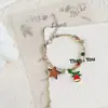 Novas Pulseiras de Natal Mais Vendidas Atacado Europeu e Americano Pequenos Presentes de Natal Acessórios de Presente Pulseiras Transfronteiriças Joias
