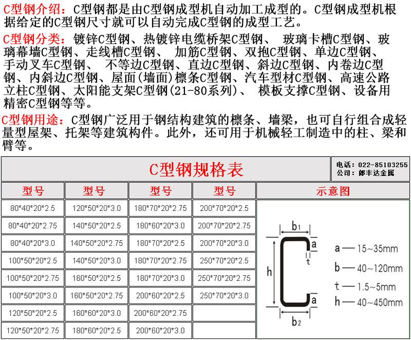 C型钢介绍