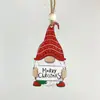 Decoración de Navidad de Madera Transfronteriza, Enano de Dibujos Animados, Colgante de Decoración Navideña, Árbol de Navidad, Atmósfera Festiva, Tarjetas Decorativas
