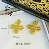 Popular Colgante de Cruz Vajra Deslumbrante Hueco con Incrustaciones de Diamantes Estilo Antiguo de Xiaohongshu Exquisito Collar Cadena para Suéter